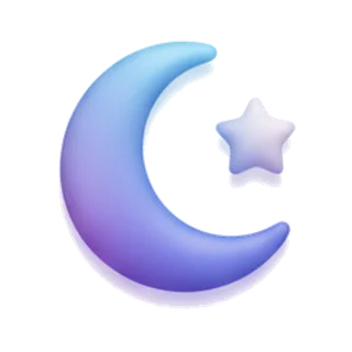 Claymorphism style icon example