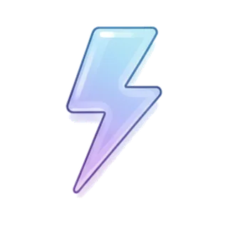 Glassmorphism style icon example