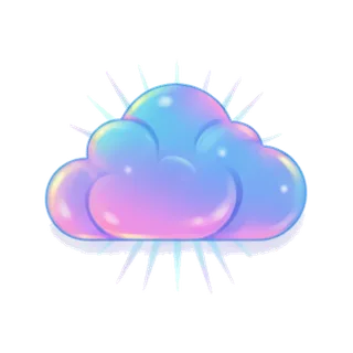 Holographic style icon example