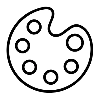 Outline style icon example